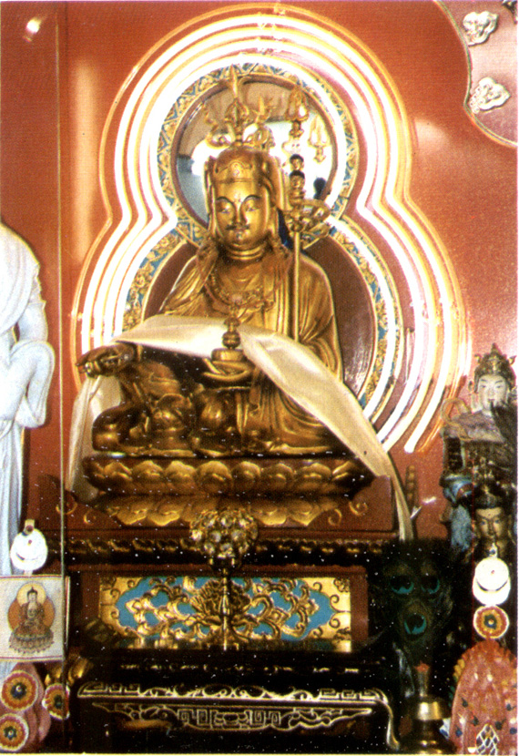 香港大圆满心髓研究中心 莲花生大师调伏情器像